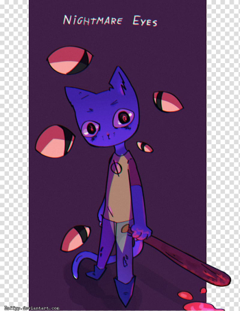 Night in the Woods Fan art Nightmare, mind transparent background PNG clipart