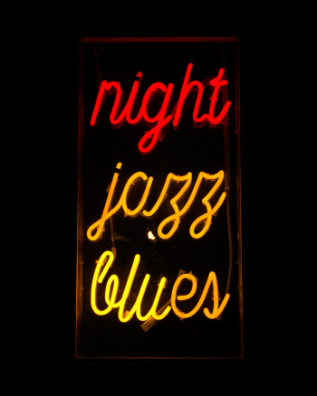 Night Jazz Blues Neon Signage Night Jazz Blues Neon Signage