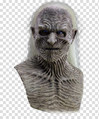Night King White Walker Mask Costume Disguise, mask transparent background PNG clipart