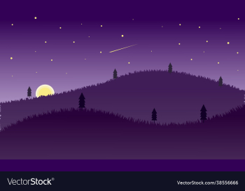 night landscape with stars free night landscape with stars free
