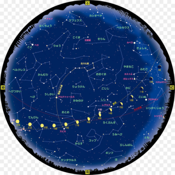 Night sky Astronomy Month New moon - image chart Night sky Astronomy Month New moon - image chart