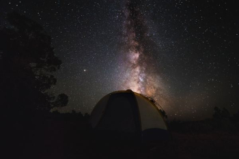 night sky with tent night sky with tent
