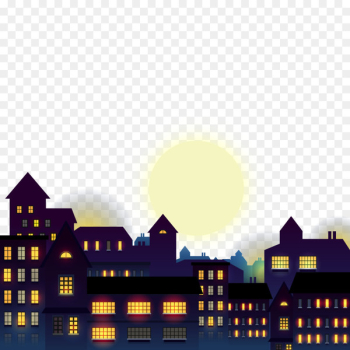 Night - Vector night city Night - Vector night city