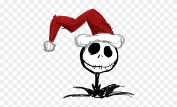 Nightmare Before Christmas Characters Clipart - Jack Skellington Christmas Hat