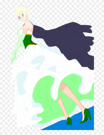 Nikki's Wedding Dress By Calming-thoughts - Illustration Nikki's Wedding Dress By Calming-thoughts - Illustration