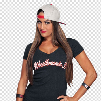 Nikki Bella T-shirt Hat WrestleMania 33, wrestle transparent background PNG clipart Nikki Bella T-shirt Hat WrestleMania 33, wrestle transparent background PNG clipart
