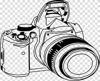 Nikon D3100 Digital SLR Camera , line camera transparent background PNG clipart