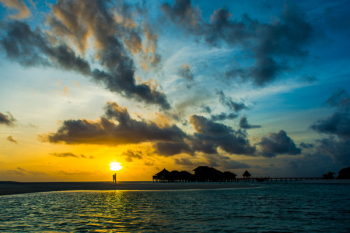 Nimbus Cloud and Body of Water