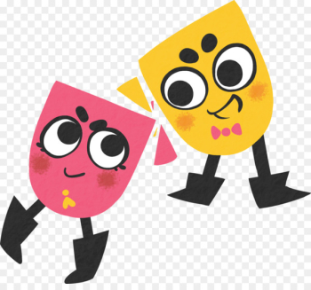 Nintendo Switch Snipperclips Laptop Drawing Illustration - avery icon 