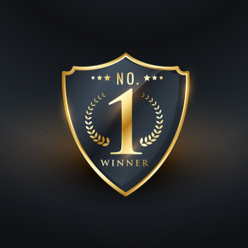 no. 1 winner badge label golden design no. 1 winner badge label golden design