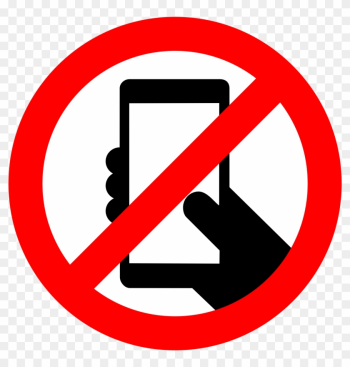 No Cellphone Allowed - No Cell Phone Icon No Cellphone Allowed - No Cell Phone Icon