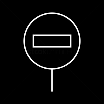 No entry sign No entry sign