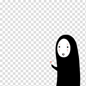 No Face holding heart illustration, Chichiyaku Yubaba Haku Kamaji Studio Ghibli, ghibli transparent background PNG clipart