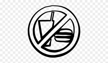 No Food And Drink - Food Or Drinks Allowed Sign