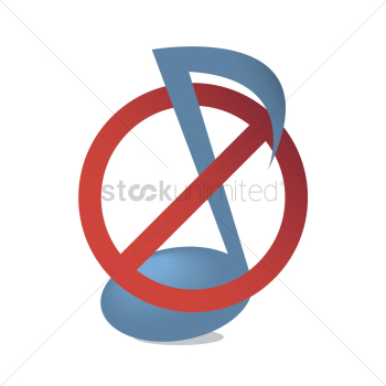 No music sign No music sign