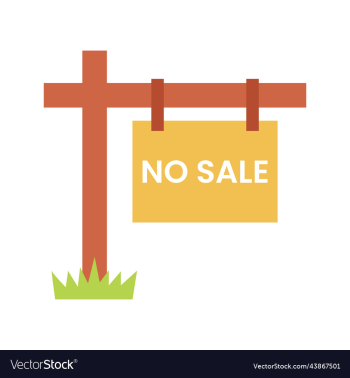 no sale wooden sign board no sale wooden sign board
