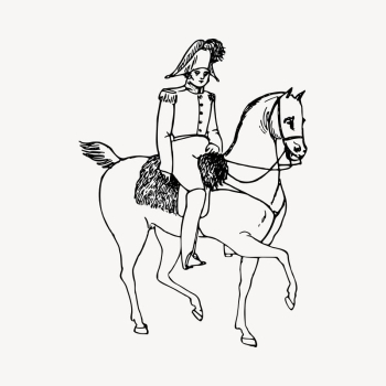 Nobleman, horseback riding clipart, | Free Vector - rawpixel Nobleman, horseback riding clipart, | Free Vector - rawpixel
