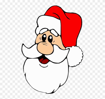 Noel Christmas Merry Christmas Red Santa Claus - Father Christmas Cartoon Face