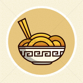 Noodles in bowl Noodles in bowl