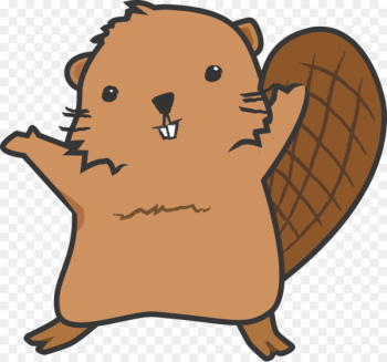 North American beaver Cartoon Clip art - Beaver standing up North American beaver Cartoon Clip art - Beaver standing up