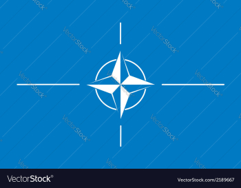 North Atlantic Treaty Organization NATO vector image North Atlantic Treaty Organization NATO vector image