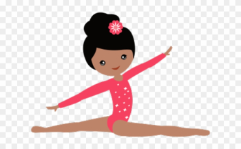 North Carolina Women&#39;s Usa Gym - Girl Doing Gymnastics Clipart