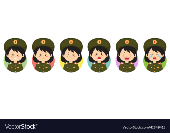 north korea avatar with various expression north korea avatar with various expression