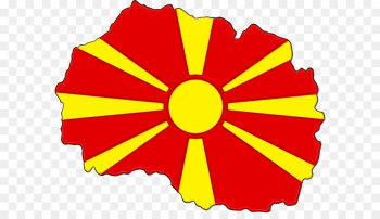 North Macedonia, Flag Of North Macedonia, Flag, Yellow, Red PNG