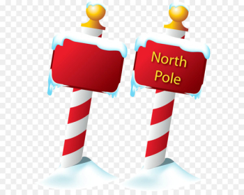 North Pole Santa Claus Christmas Clip art - North Pole Sign PNG Picture 