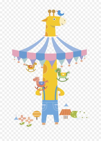 Northern giraffe Carousel - A merry go round like a giraffe Northern giraffe Carousel - A merry go round like a giraffe