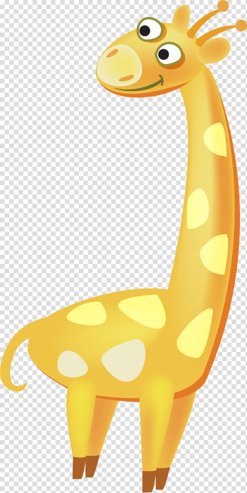 Northern giraffe , Yellow Giraffe transparent background PNG clipart Northern giraffe , Yellow Giraffe transparent background PNG clipart