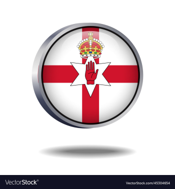 northern ireland flag button northern ireland flag button