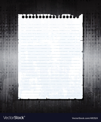 Note paper vector image Note paper vector image