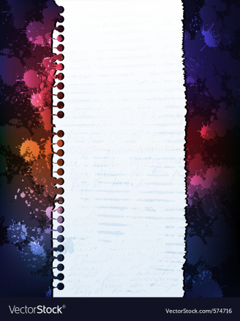 Note paper vector image Note paper vector image
