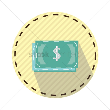 Note with dollar symbol Note with dollar symbol