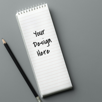 Notebook mockup and a pencil Free Psd Notebook mockup and a pencil Free Psd