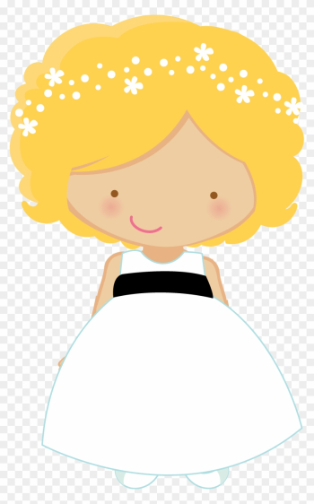 Novia - Cartoon Image Flower Girl