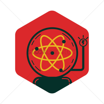 Nuclear and atomic power symbol Nuclear and atomic power symbol