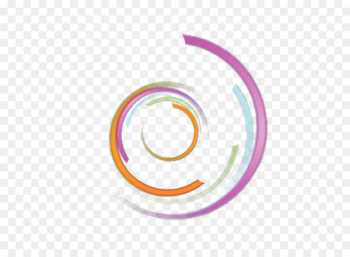Number Circle - Color swirl light 