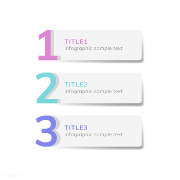 Numbered list business element vector | Free stock vector - 495554 Numbered list business element vector | Free stock vector - 495554