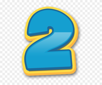 Numeros Patrulha Canina Paw Patrol Numbers 05 - Numero 2 Paw Patrol Png