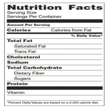 Nutrition Facts Blank Template With Blank Food Label Template ...