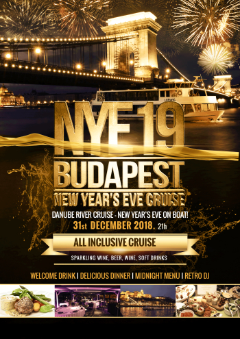 NYE Dinner Cruise & Retro Party in Budapest | Budapest River Cruise