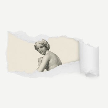 Nymph, Greek statue torn paper | Free PSD - rawpixel Nymph, Greek statue torn paper | Free PSD - rawpixel