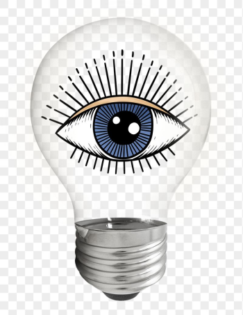 Observing eye png sticker, light | Free PNG - rawpixel