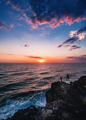 Ocean During Sunset Ocean During Sunset