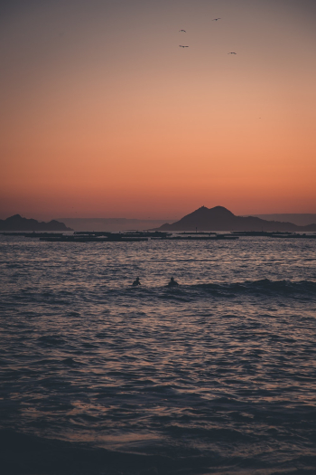 Ocean During Sunset Ocean During Sunset