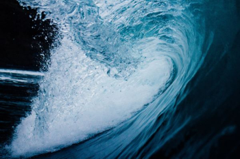 ocean tunnel wave ocean tunnel wave