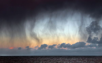 ocean under clouds ocean under clouds