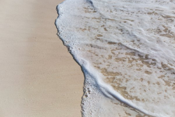 Ocean Water On Beach Sand Ocean Water On Beach Sand